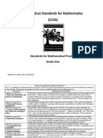 Connecticut Standards For Mathematics (CCSS)