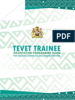 Tevet Trainee-Orientation Programme Guide For Training Centre College Administrators