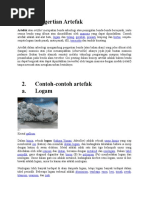 Download Contoh artefak by Wahyu Iyyaka Away SN57050948 doc pdf
