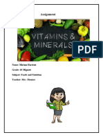 Vitaminsandminerals
