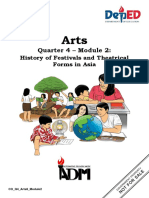 Quarter 4 - Module 2:: History of Festivals and Theatrical Forms in Asia