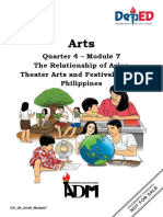 Arts 8 - Q4 - M7 - The-Relationship-of-Asian-Theater-Arts-and-Festivals-in-to-the-Philippines