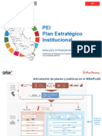 PEI Plan Estratégico Institucional: Guía para El Planeamiento Institucional