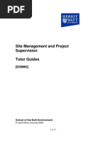 Site Management and Project Supervision Tutor Guides '10[1]