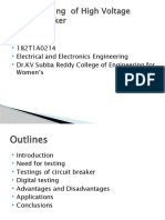 Digital Testing of High Voltage Circuit Breaker-2