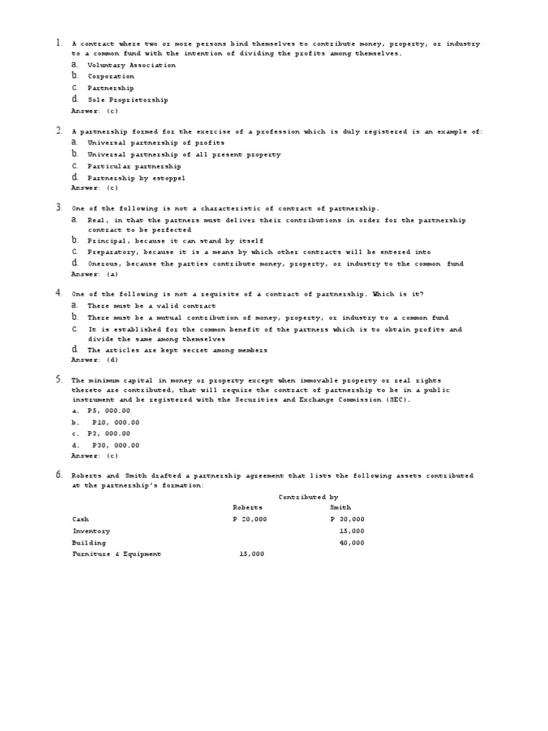 Reviewer On Partnership Accounting | PDF | Book Value | Balance Sheet