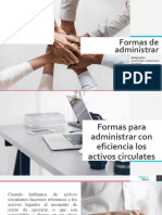 Exposición Formas de Administrar