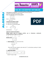 Cocientes Notables