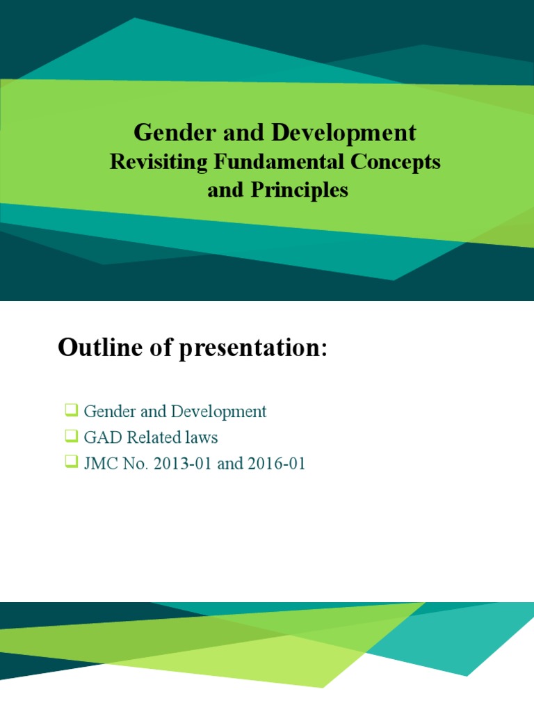 Gender and Development Principles | PDF | Gender | Gender Studies