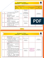 Student's Plan SUBJECT - Geography: Class 1