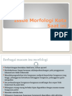 Issue Morfologi Kota Saat Ini