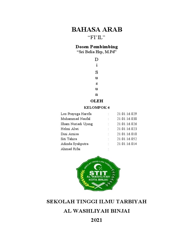 Makalah Bahasa Arab | PDF