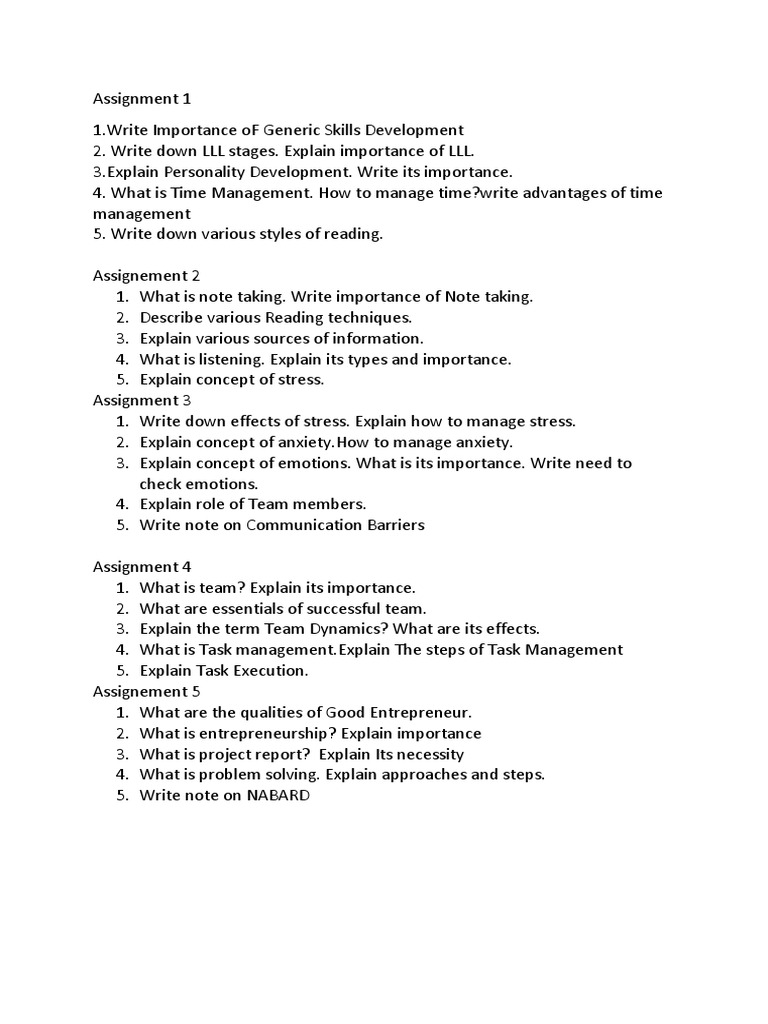 Assignment Gsed | PDF