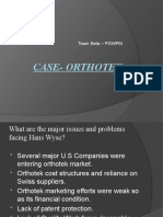 Case-Orthotek: Team Beta - PGWPM