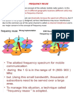 Frequncy Re-Use, Co-Channel Interference, Cell Splitting Sectoring