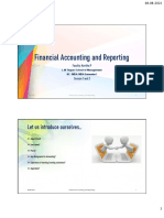 Financial Accounting and Reporting Overview