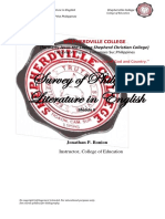 Survey of Philippine Literature in English: Shepherdville College