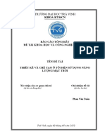 Báo Cáo Nghiên Cứu Khoa Học Cấp Trường - Thiết Kế, Chế Tạo ô Tô Điện Sử Dụng Năng Lượng Mặt Trời - 1208804