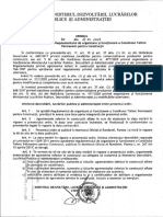 O.M.D.L.P.A. Nr. 602021 Privind Aprobarea Regulamentului de Organizare Şi Funcţionare A C.T.P.C.