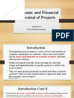 Lecture 4-Economic & Financial Aprisal of Projects