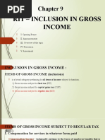 CRS Chapter 9 RIT Inclusions To Gross Income