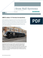 News From Rail Systems: MRCE Orders 15 Vectron Locomotives