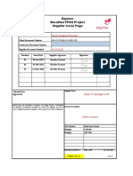 Equinor Bacalhau FPSO Project Supplier Cover Page: General Arrangement Drawing