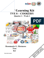 8 Self-Learning Kit TVE 8 – COOKERY Providing Effective Customer Service