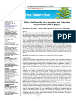 Effect of Different Levels of Irrigation and Fertigation On Growth and Yield of Papaya