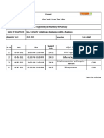 SY Class Test-I Time Table