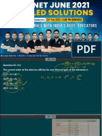 CSIR NET June 2021 Inorganic