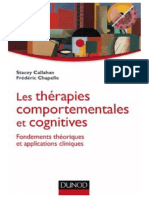 Les thérapies comportementales et cognitives. Fondements théoriques et applications cliniques-2016