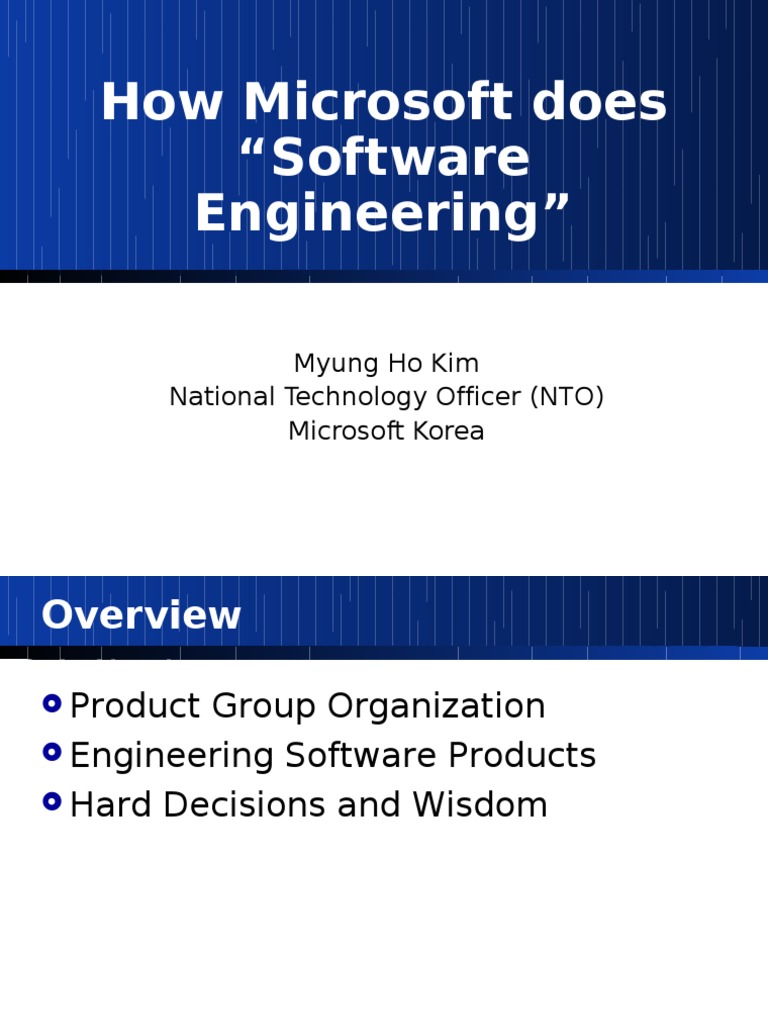 Engineering Excellence: How Microsoft Achieves High Quality Software ...