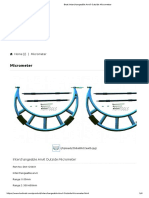 DM-1204 Series Interchangeable Anvil Outside Micrometers