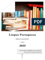 Caderno Período Diagnóstico Língua Portuguesa_Avaliação Inicial 2022