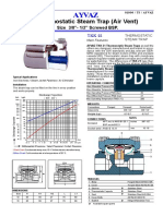 Thermostatic Steam Trap (Air Vent) : Size 3/8"-1/2" Screwed BSP