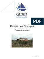 Cahier des charges Déconstructeurs APER -  BPHU