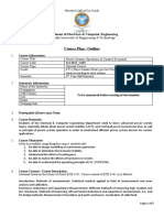 Course Plan / Outline: Department of Electrical & Computer Engineering