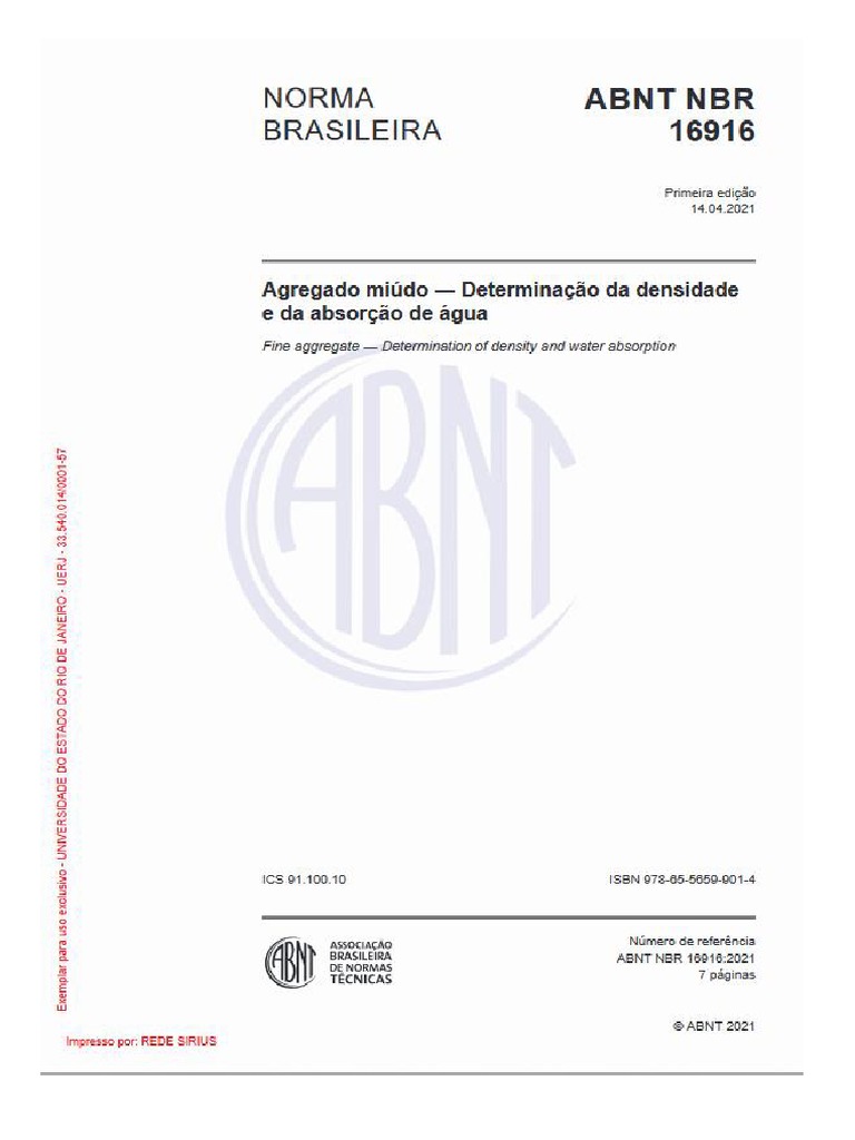 NBR 16916 | PDF