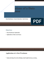 Applications of a Data Warehouse