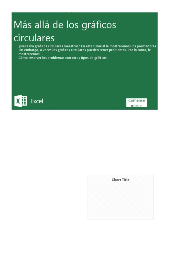 Tutorial de Gráficos Circulares | PDF | Microsoft Excel
