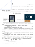 Solubility Product