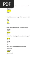 Linux Multiple Choice Questions and Answers List | PDF | System ...