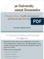 Chapter Five Finanacial Reform and Developmenttt