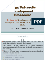 Chapter Seven Lecture Dev Public Policy