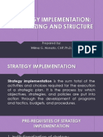 Implement Strategy Structure
