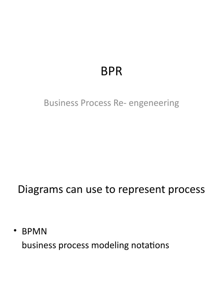 Business Process Re-Engeneering | PDF
