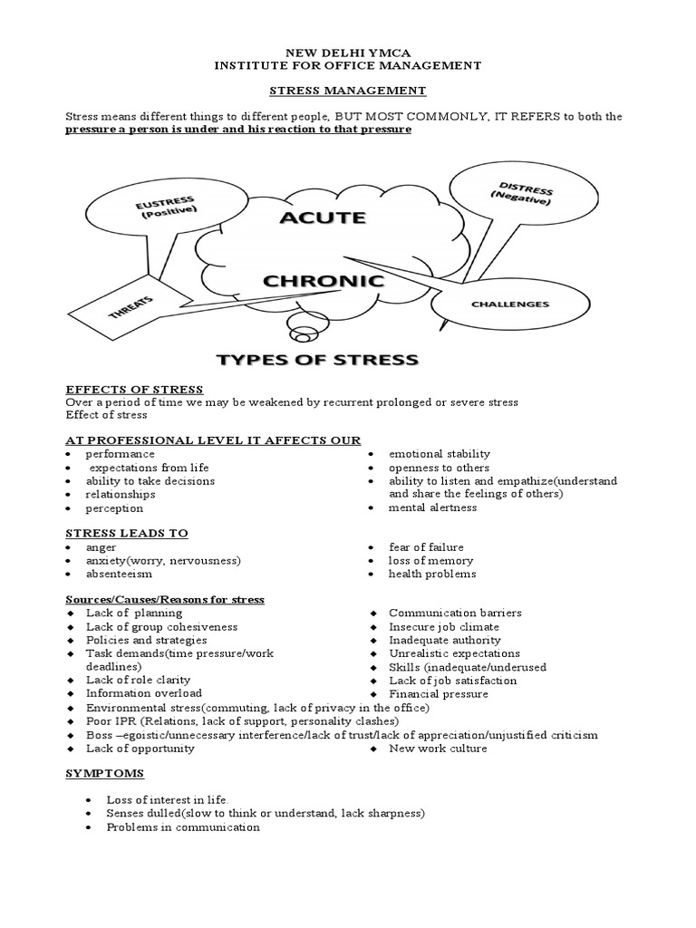 Stress Management for Professionals | PDF | Stress (Biology) | Anxiety