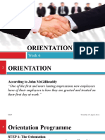 Orientation