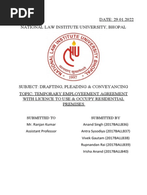 TEMPORARY EMPLOYMENT AGREEMENT
